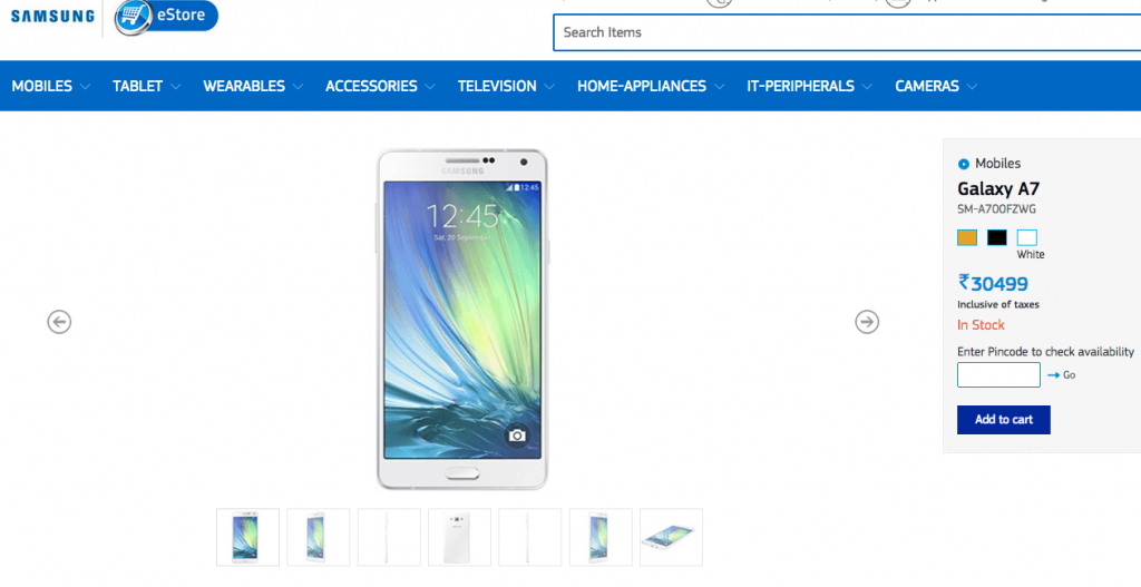 samsung galaxy a7, metal phone, price in india, launch in india, release date, buy