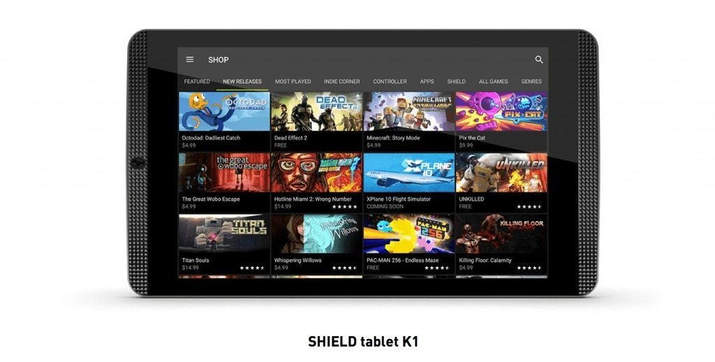 nvidia shield k1 tablet