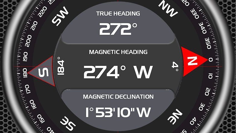 baraometer and compass on android phone