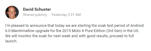 moto x pure editon