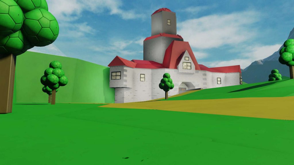 Halo 5- Guardians Multiplayer Map Mod Has Super Mario 64 Castle1