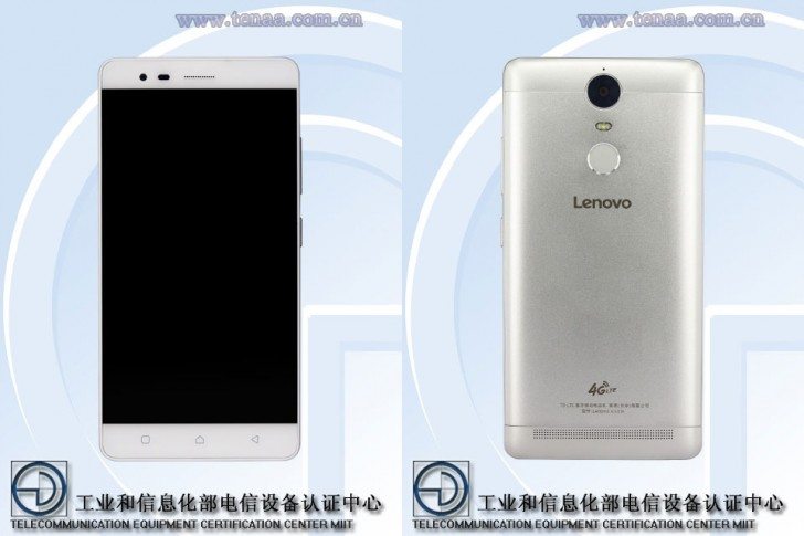 lenovo k5 note front and back