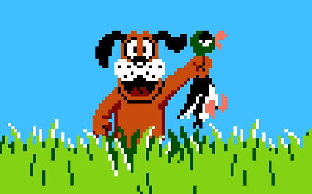 how to play duck hunt on a flat screen tv