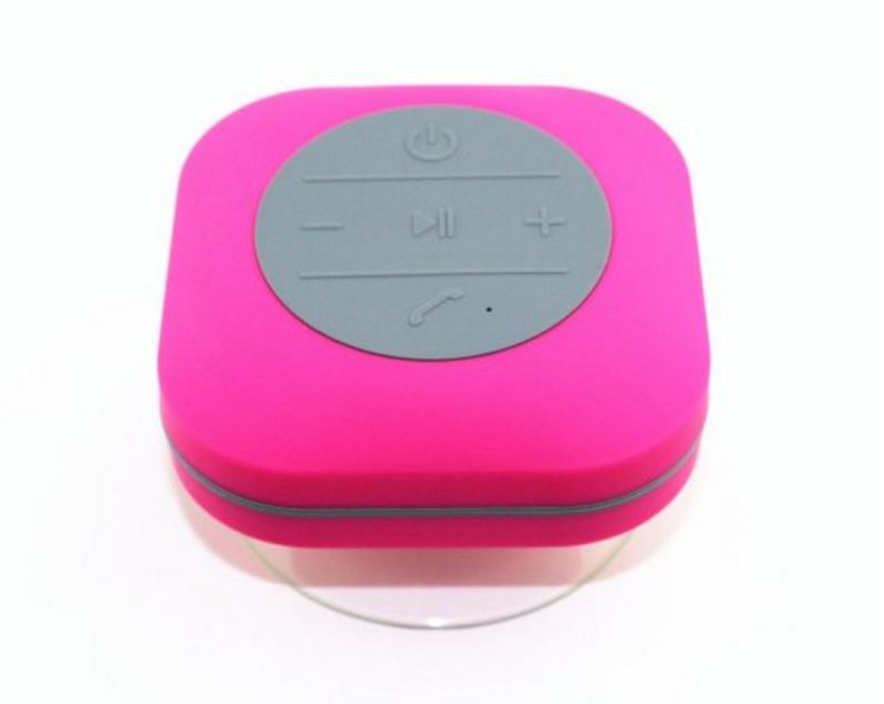 Portable Wireless Hands-Free Waterproof Bluetooth Speaker with Detachable Suction Cup for Shower(