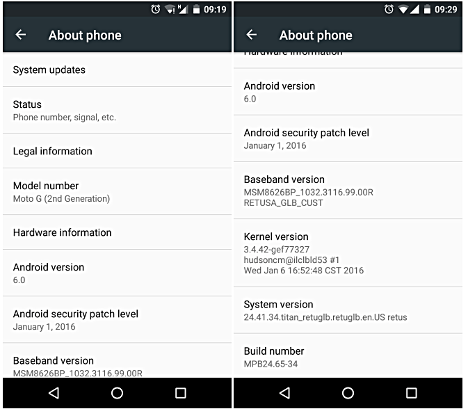 Moto G 2nd-Gen Getting Android 6.0 Marshmallow Update