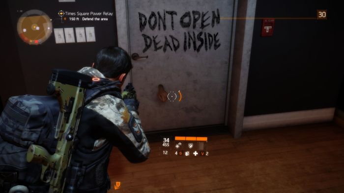 The Division Walking Dead Easter Egg