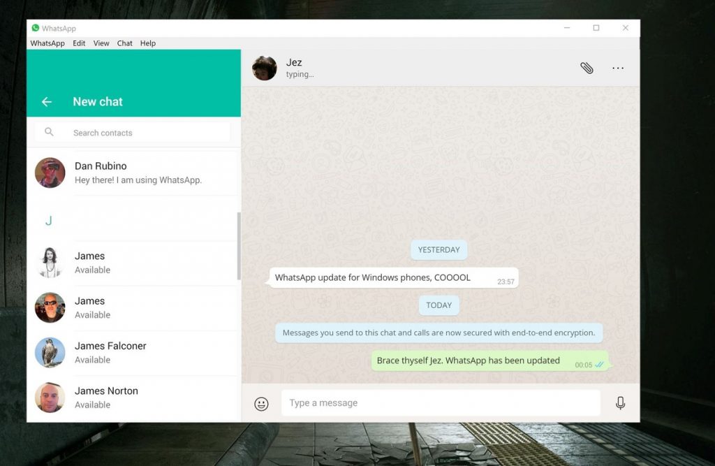 free whatsapp download for pc windows 10