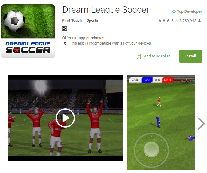 dream league soccer apk download