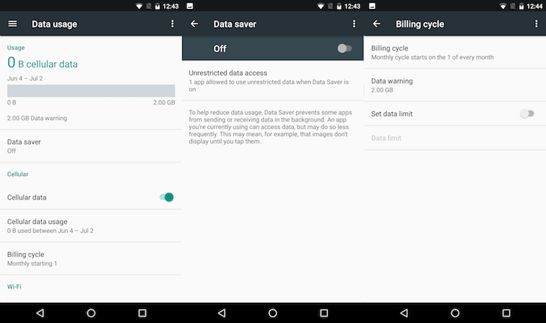 android n data saver