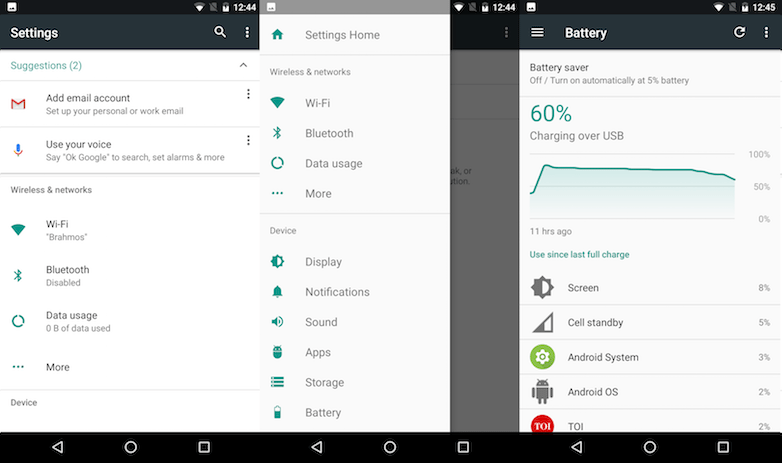 android n settings