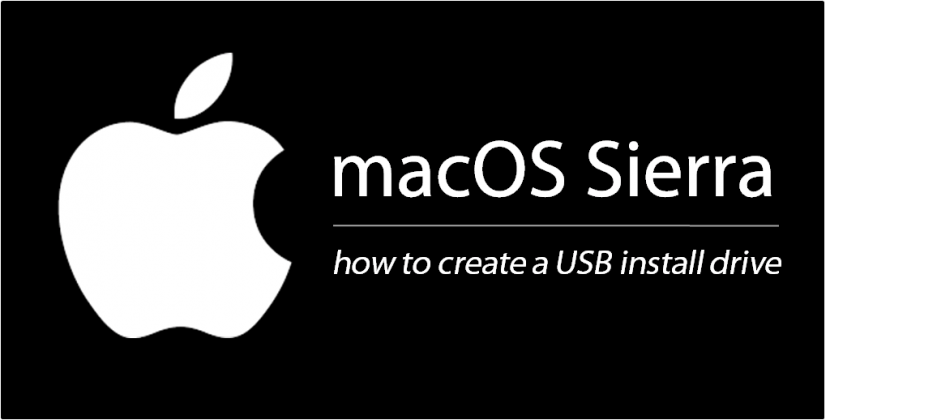 how to install mac os sierra from usb