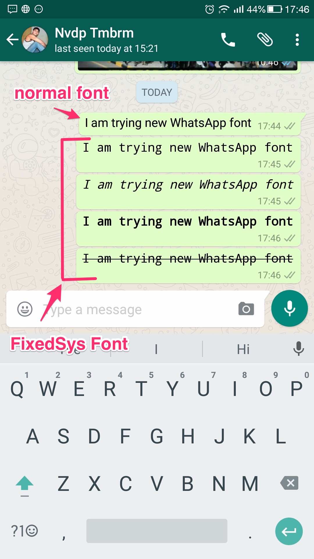 WhatsApp Tips Tricks How To Use The New Hidden Font APK Download 