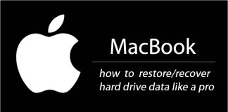 macbook pro restore and recover