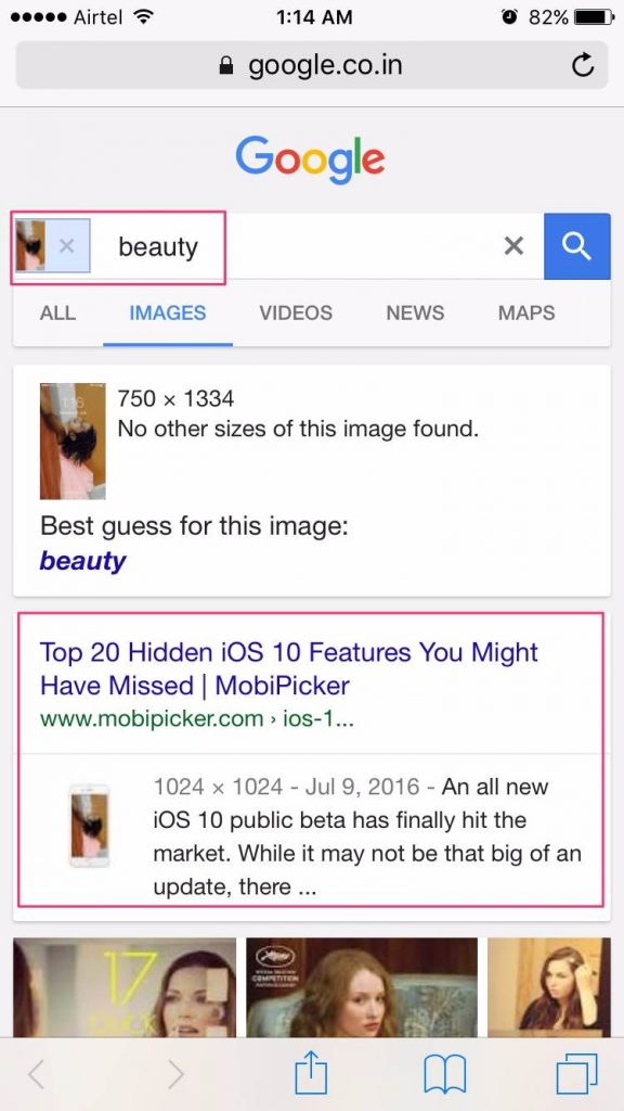 reverse google search iphone