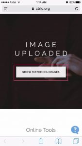 upload google reverse image search iphone