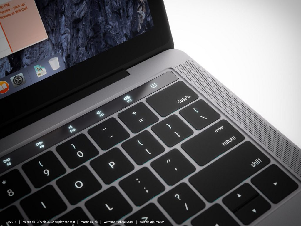 MacBook OLED display concept (image source: martinhajek.com)