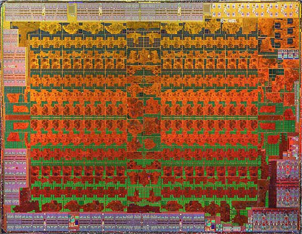 RX 480 GPU die shot audio processing unit