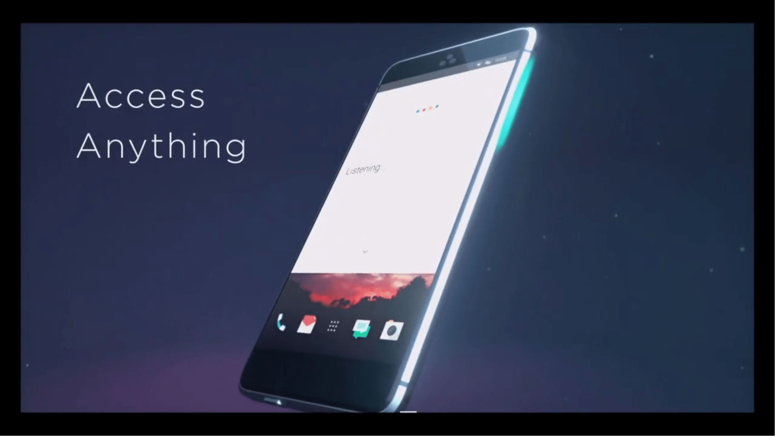  HTC Ocean with Touch-Sensitive Frame.