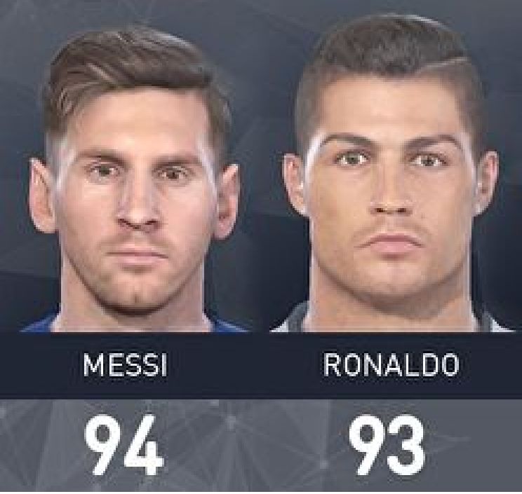 pes 2017 player ratings