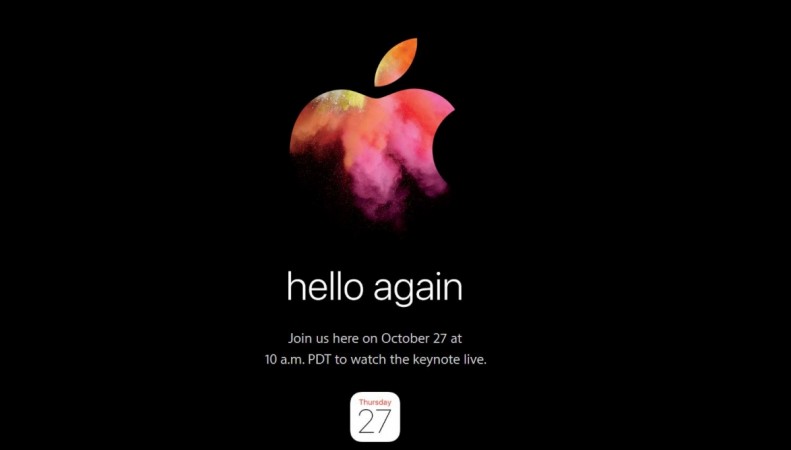 Apple 'Hello Again' Event Happening On October 27 What To Expect