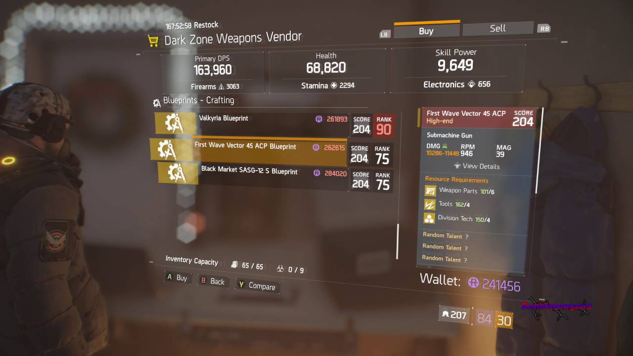 the division vendor reset