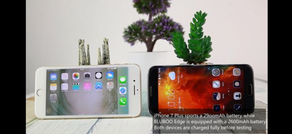 Bluboo Edge vs iPhone 7 Plus