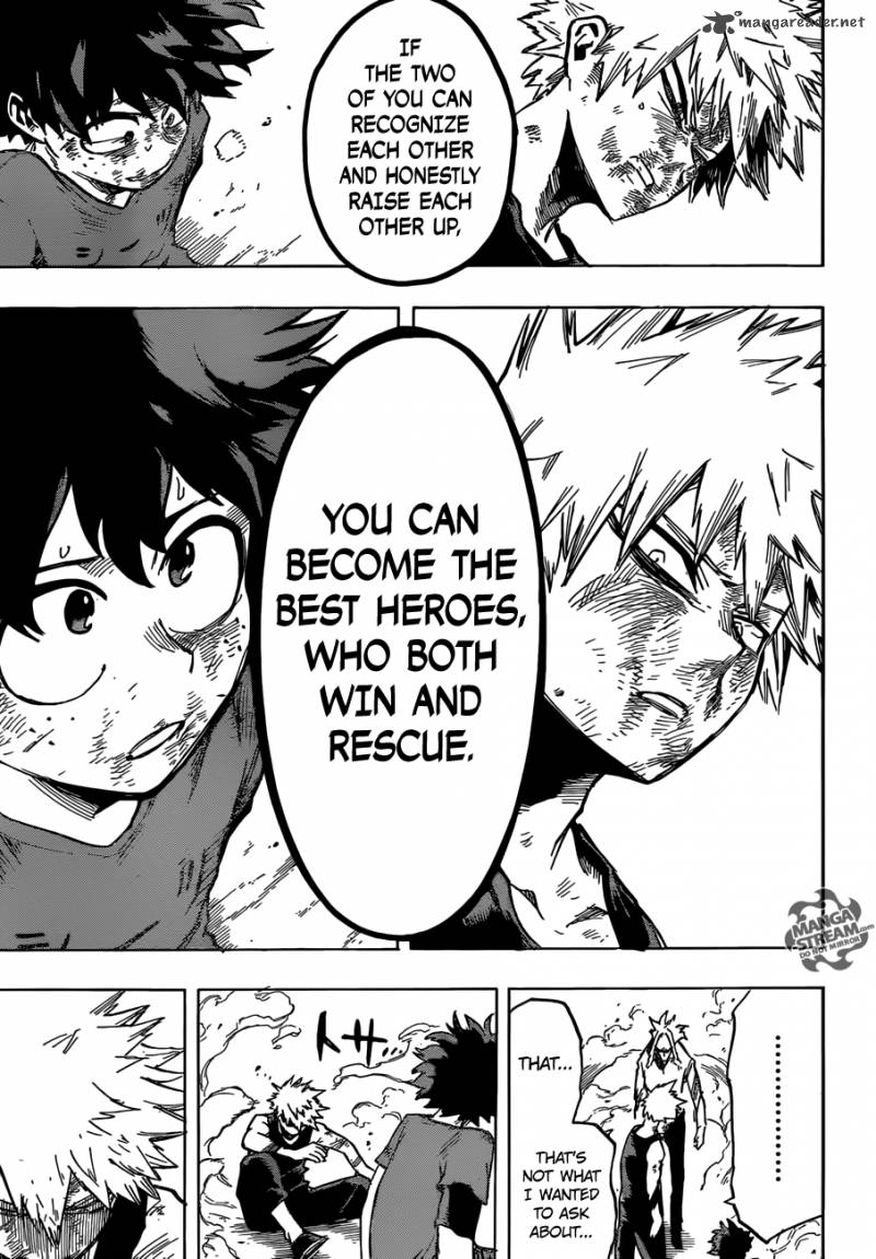 Boku No Hero Academia Chapter 121