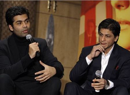 Karan Johar and Shah Rukh Khan (image source: emirates)