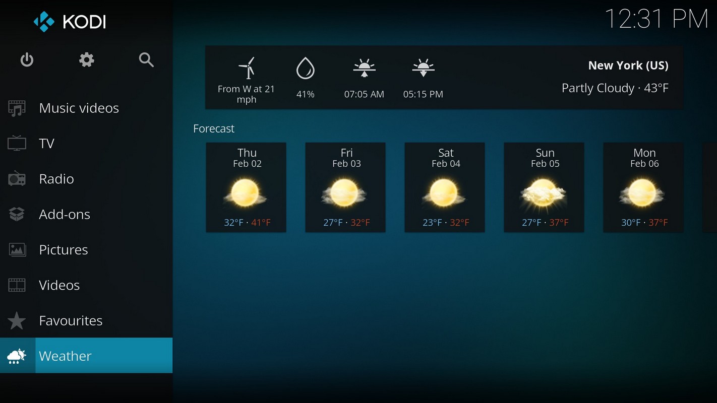 Meteo torino. Rkmc. Kodi weather not working.