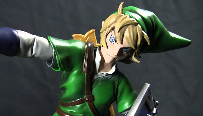 zelda link statue