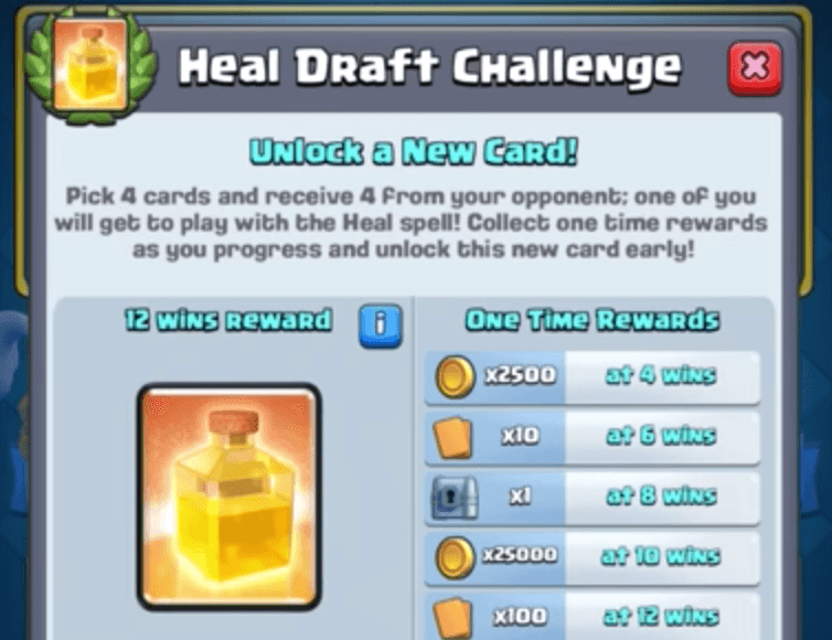 Supercell to introduce Clash Royale Heal Card Draft Challenge