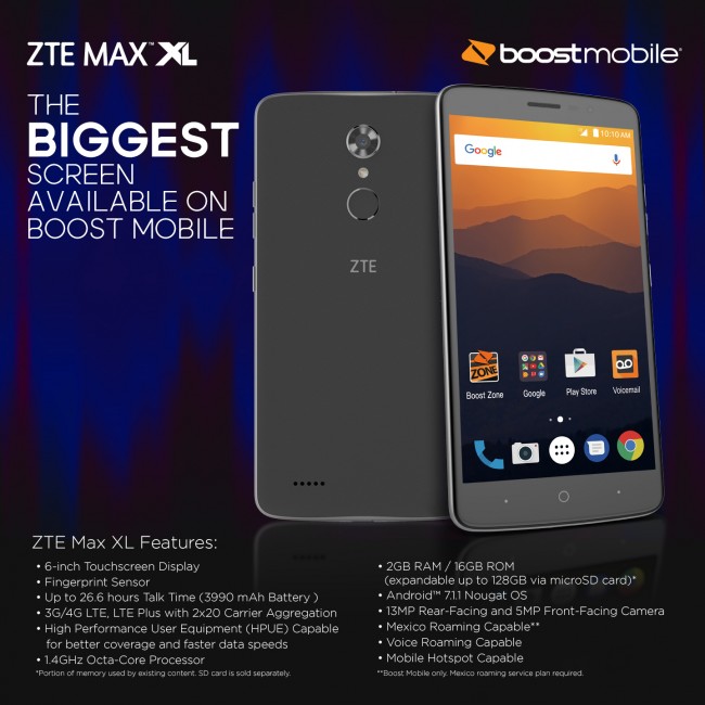 ZTE MAX XL