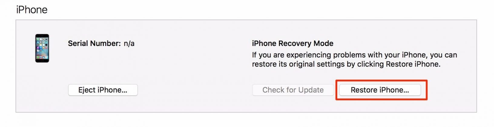 How to Fix "iPhone is Disabled, Connect to iTunes" [SOLVED]