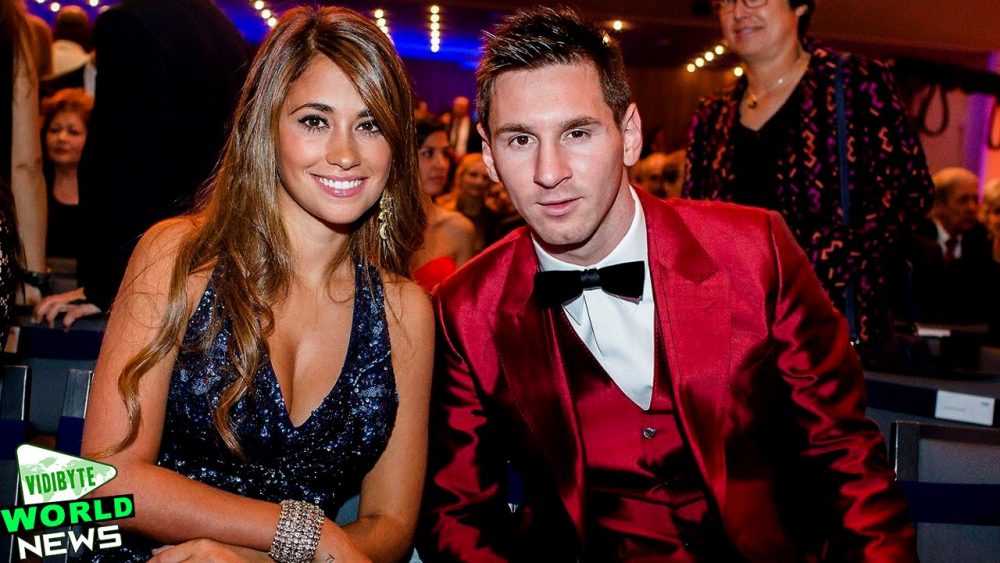 Lionel Messi and Antonella Rocuzzo