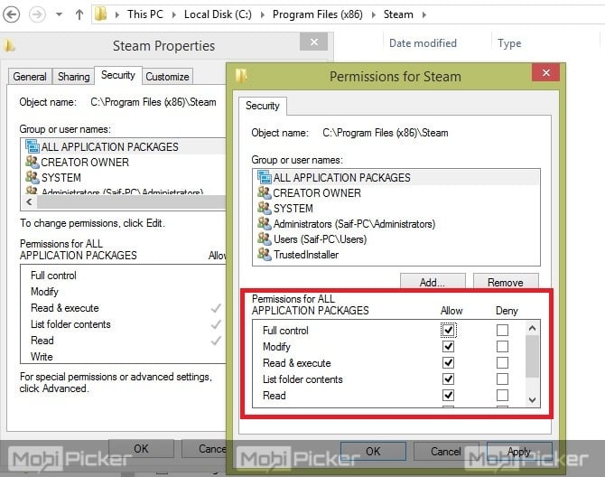 fixing steam disk write error on windows 10