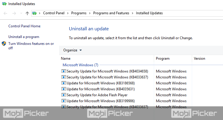 uninstall update to fix this copy of windows is not genuine permanently 