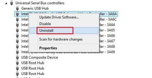 uninstall xbox 360 controller driver windows 10