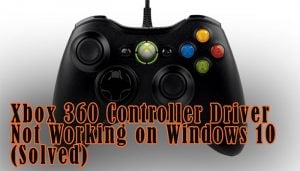 xbox 360 controller driver windows 8.1