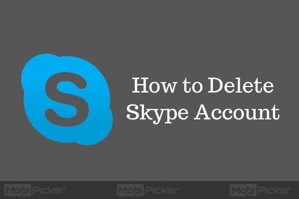 delete skype account on phone