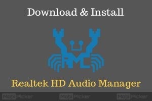 how to open realtek hd audio manager in windows 10