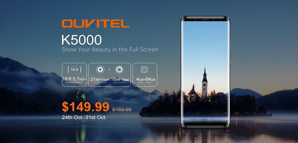 OUKITEL K5000 Presale Kick Starts; Available for $150 for a Limited Time